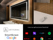 Rectangulares espejos retroiluminado para baños L61 #4