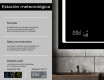 Rectangulares espejos retroiluminado para baños L61 #5