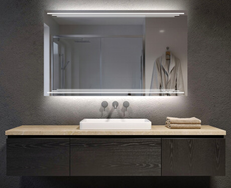 Rectangulares espejos retroiluminado para baños L75
