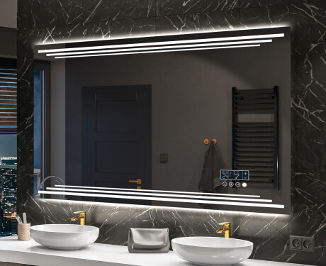 Rectangulares espejos retroiluminado para baños L75 #10