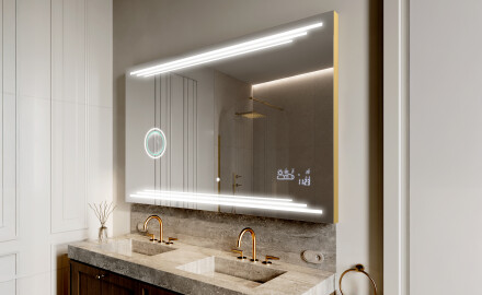 Rectangulares espejos retroiluminado para baños L75