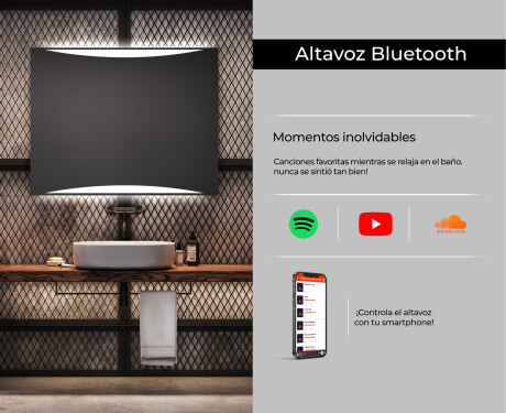 Espejo de baño con luz LED incorporada L78 #6