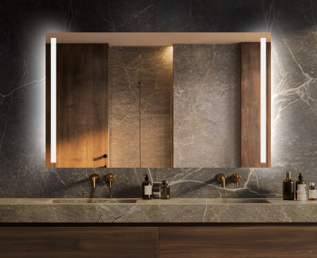 Espejo de baño con luz LED incorporada L02