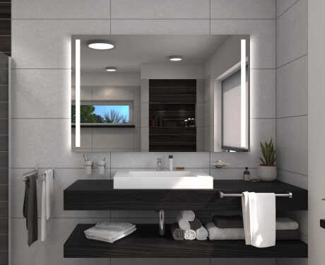 Espejo de baño con luz LED incorporada L02 #5