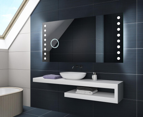 Rectangulares espejos retroiluminado para baños  L06 #2