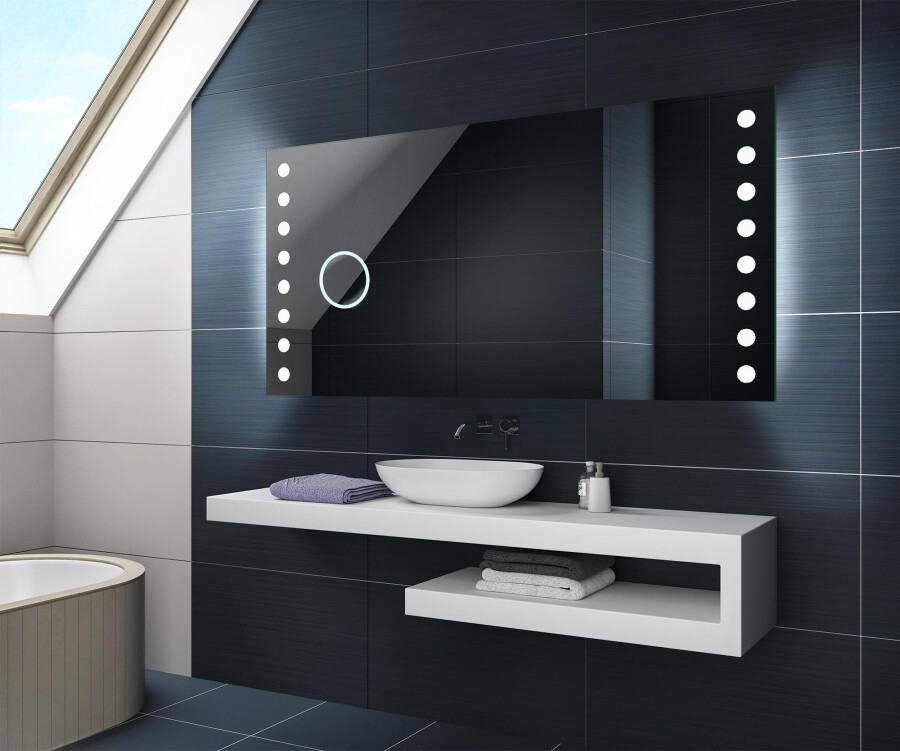 Artforma - Rectangulares espejos retroiluminado para baños L06
