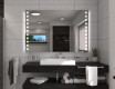 Rectangulares espejos retroiluminado para baños  L06 #5