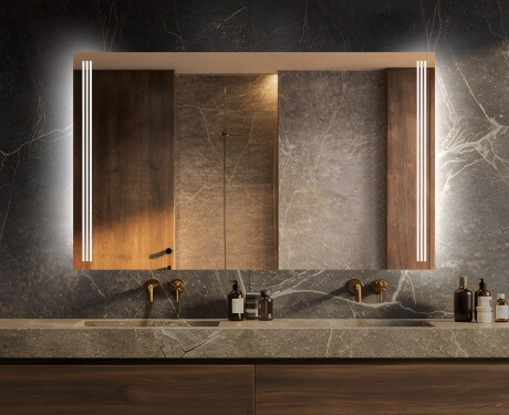 Espejo de baño con luz LED incorporada L131
