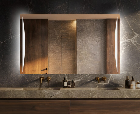 Espejo de baño con luz L135