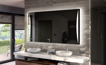 Espejo de baño con luz L135