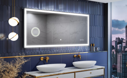 Espejo de baño moderno e iluminado LED - SlimLine l01