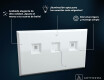 Rectangulares espejos retroiluminado para baños - SlimLine L49 #3