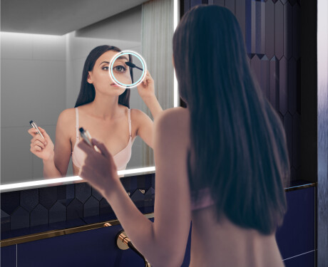 Rectangulares espejos retroiluminado para baños - SlimLine L49 #4