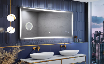 Espejo de baño moderno e iluminado LED - SlimLine l77