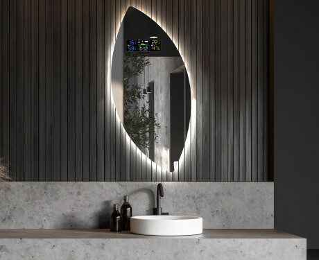 Espejo de baño LED de forma irregular L221 #6