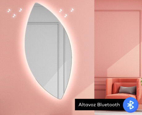 Espejo de baño LED de forma irregular L221 #7