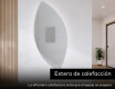 Espejo de baño LED de forma irregular L221 #8