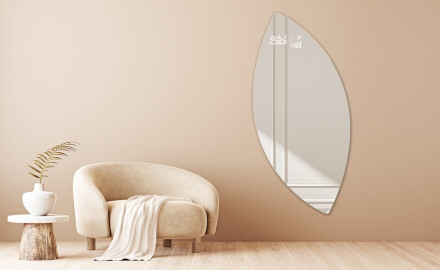 Espejo de baño LED de forma irregular L221