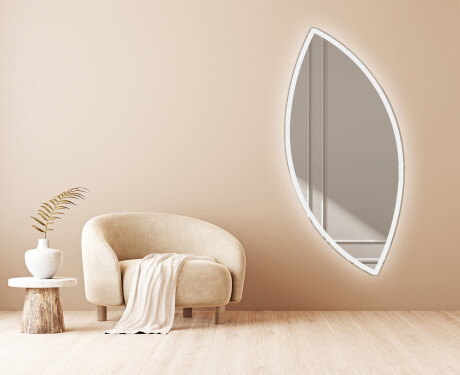 Espejos decorativos de pared con LED L222 #4
