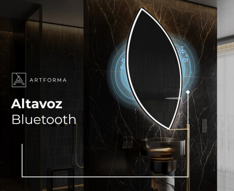 Espejo de baño LED de forma irregular L223 #5