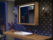 Espejo LED con marco de madera - WoodenFrame