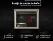 Espejo LED con marco de madera - WoodenFrame #2
