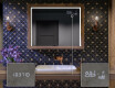 Espejo LED con marco de madera - WoodenFrame #4
