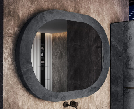 Espejo de baño con laminado de piedra L295 #4