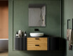 Espejo rectangular vertical de pared L198