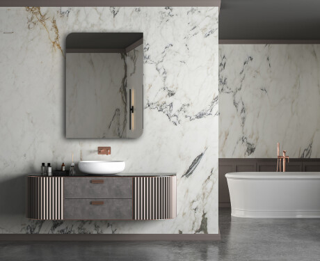 Espejo redondeados vertical de pared L202 #5