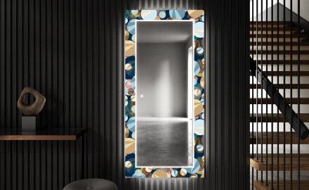 Espejo decorativo con iluminación LED para el pasillo - ball