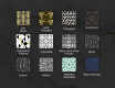 Espejos decorativos salón con LED - dark wave #10