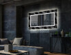 Espejos decorativos salón con LED - dark wave #2