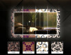 Espejos decorativos salón con LED - dark wave #6
