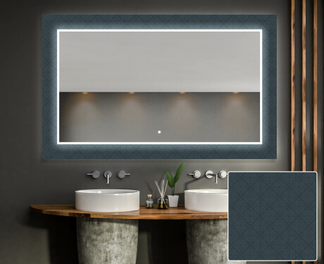 Espejo decorativo con iluminación para el cuarto de baño - elegant