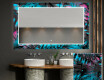 Espejo de baño con luz decorativos pared - fluo tropic #1