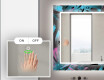 Espejo de baño con luz decorativos pared - fluo tropic #5