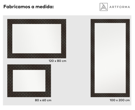 Espejo baño decorativos con luz LED - golden lines #2