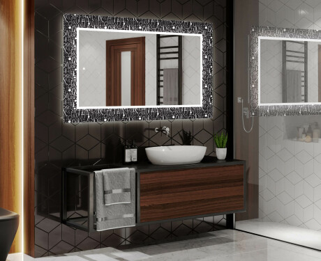 Espejo baño decorativos con luz LED - gothic #2