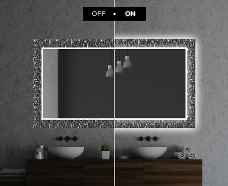 Espejo baño decorativos con luz LED - gothic #7