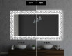 Espejo de baño con luz decorativos pared - industrial #7