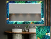 Espejo baño decorativos con luz LED - tropical