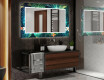 Espejo decorativo con iluminación para el cuarto de baño - tropical #2