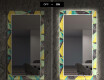 Espejo decorativo pared comedor - abstract geometric #7