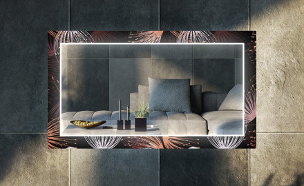 Espejo con luces salon decorativos - dandelion