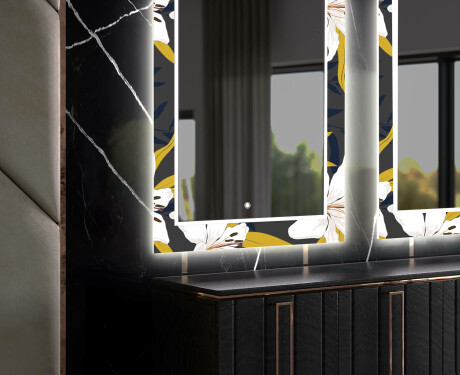 Espejo LED comedor decorativos - bells flowers #11