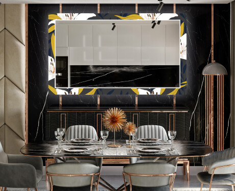 Espejo LED comedor decorativos - bells flowers #12