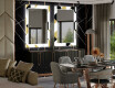 Espejo decorativo pared comedor - geometric patterns #2
