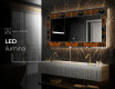 Espejo con luz decorativos pared - Mosaic Dreams #9