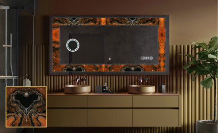 Espejo con luz decorativos pared - Mosaic Dreams
